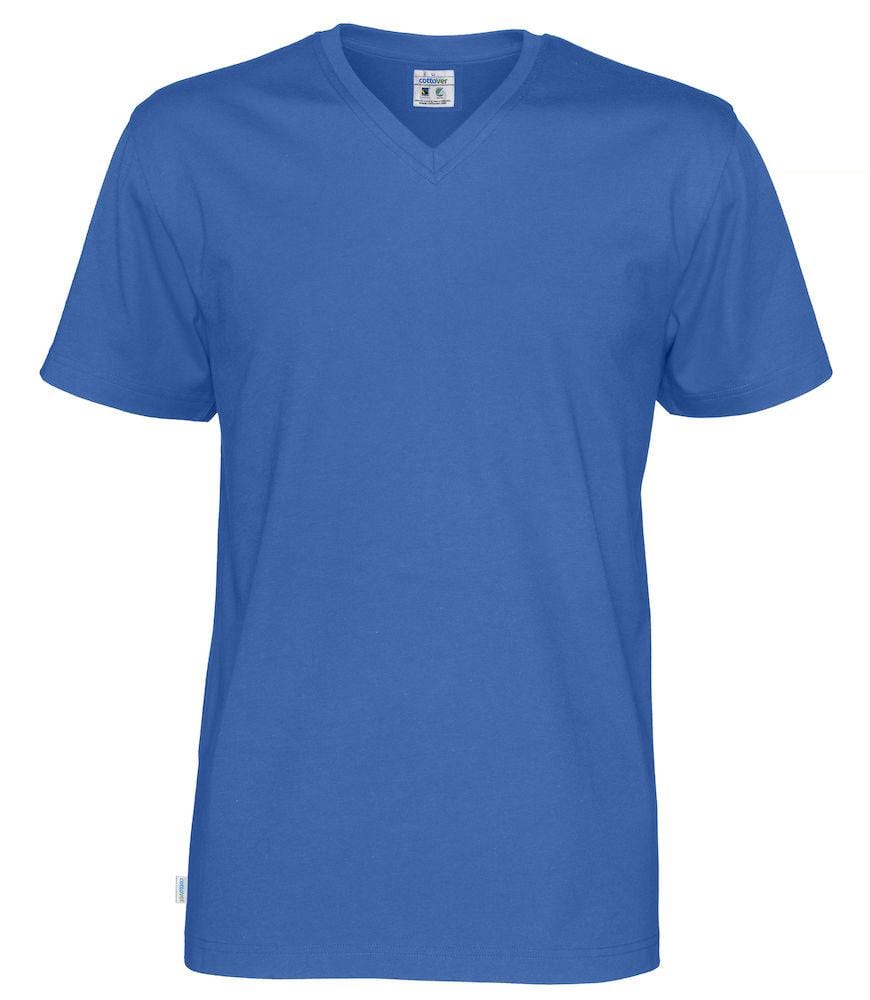 Cottover Unisex T-shirt mit V-Ausschnitt in vielen Farben - wirbe-welt.shop