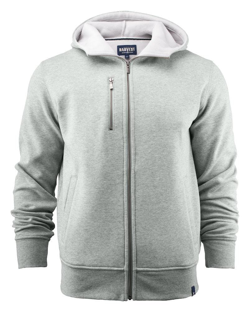 Herren Kapuzenjacke aus Doubleface-Material, Baumwolle außen und Fleece innen - wirbe-welt.shop