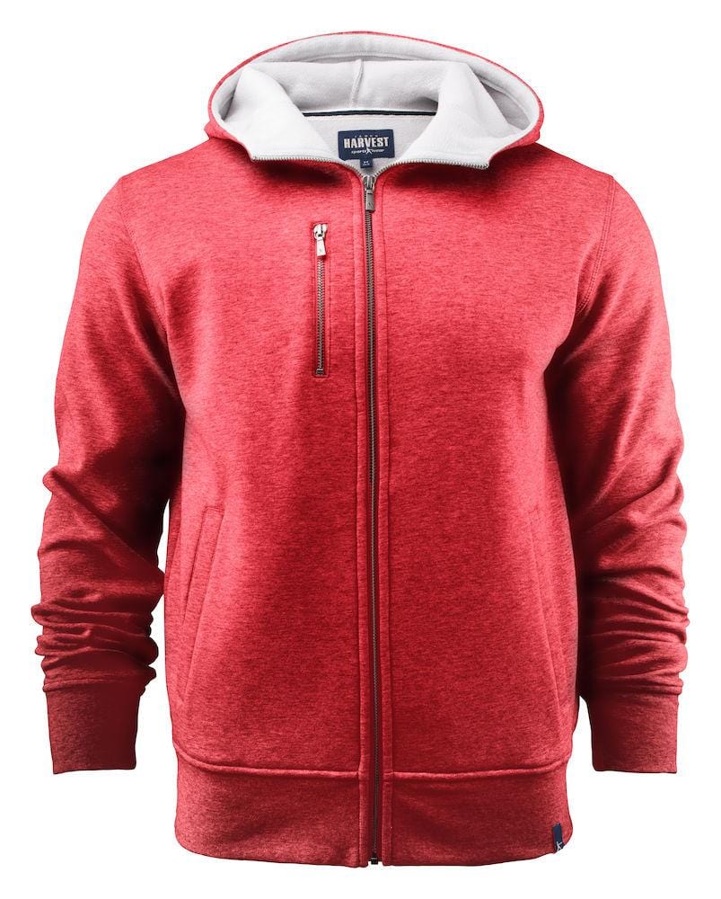 Herren Kapuzenjacke aus Doubleface-Material, Baumwolle außen und Fleece innen - wirbe-welt.shop