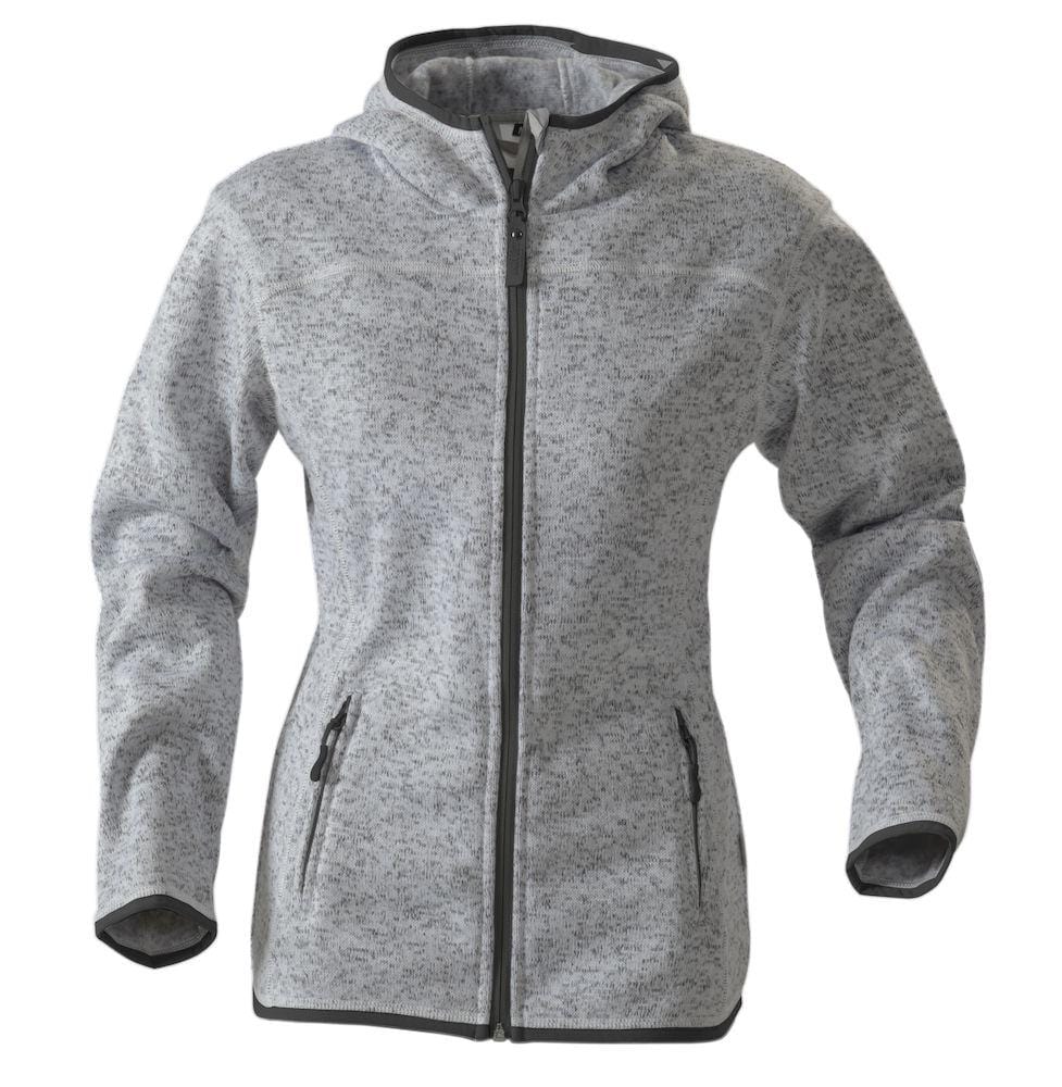 SANTA ANA Schwere Fleecejacke mit dekorativen Ziernähten und elastischer Paspelierung. - wirbe-welt.shop