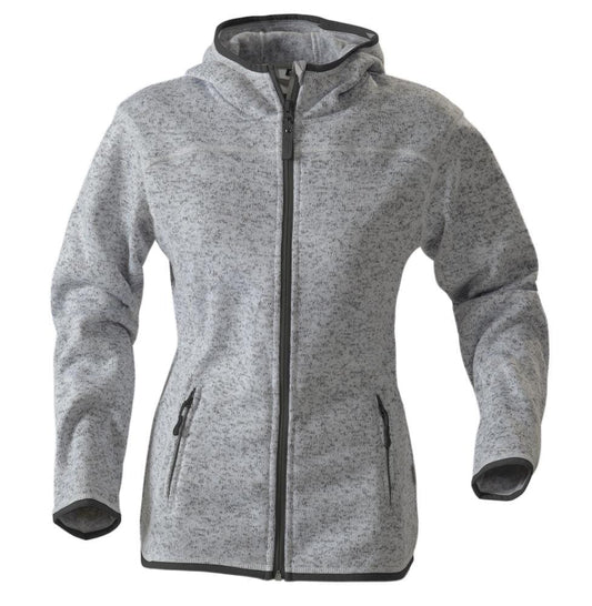 SANTA ANA Schwere Fleecejacke mit dekorativen Ziernähten und elastischer Paspelierung. - wirbe-welt.shop