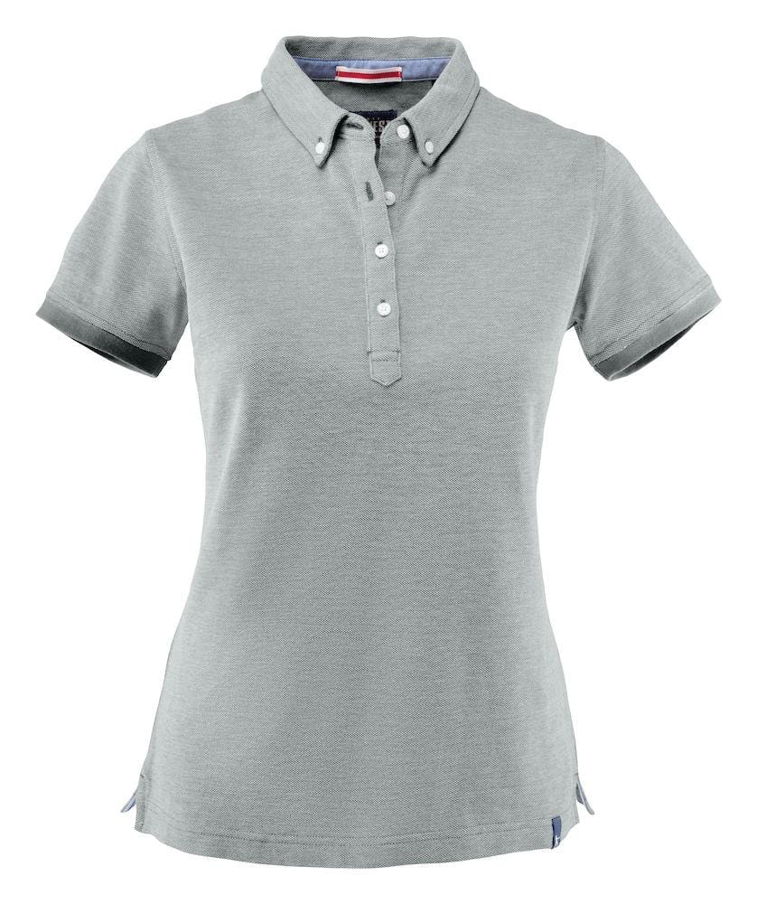Larkford- Pique Shirt mit Button-Down-Kragen für Damen - wirbe-welt.shop