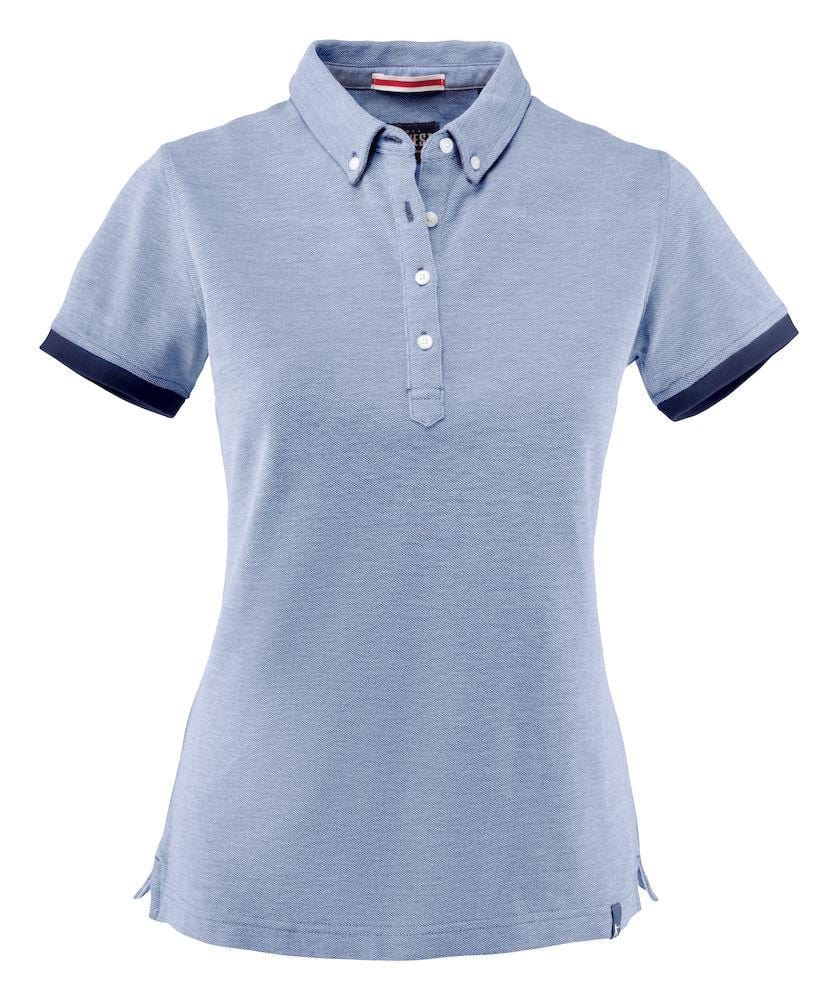 Larkford- Pique Shirt mit Button-Down-Kragen für Damen - wirbe-welt.shop
