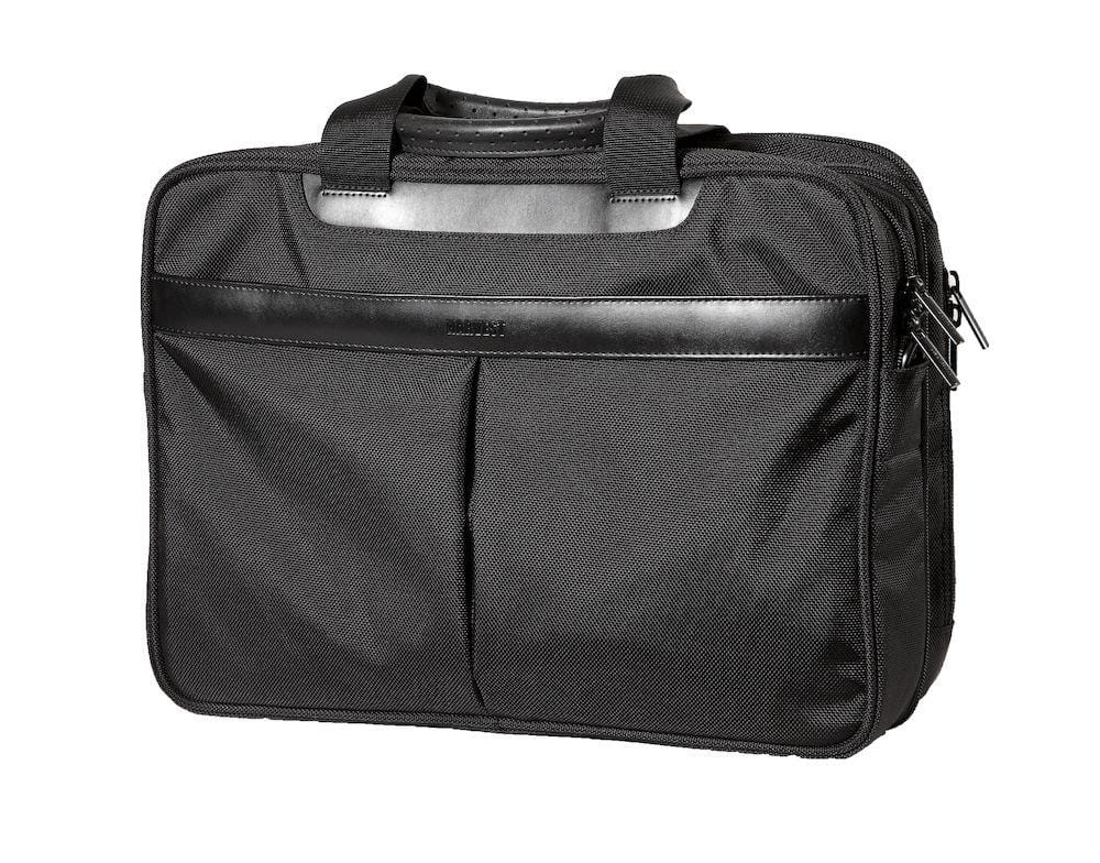 CAMPBELL-Computertasche aus strapazierfähigem Nylon mit einem dekorativen PU-Rand - wirbe-welt.shop