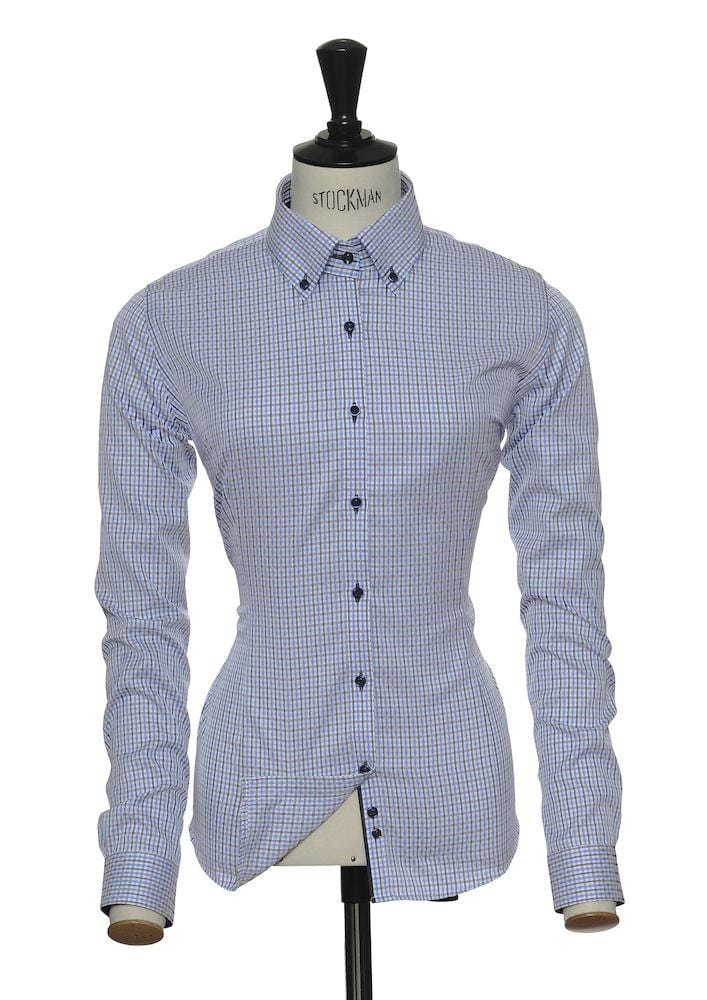 J. Harvest & Frost Damen Bluse mit Button-Down Kragen 'Red Bow 28' - wirbe-welt.shop