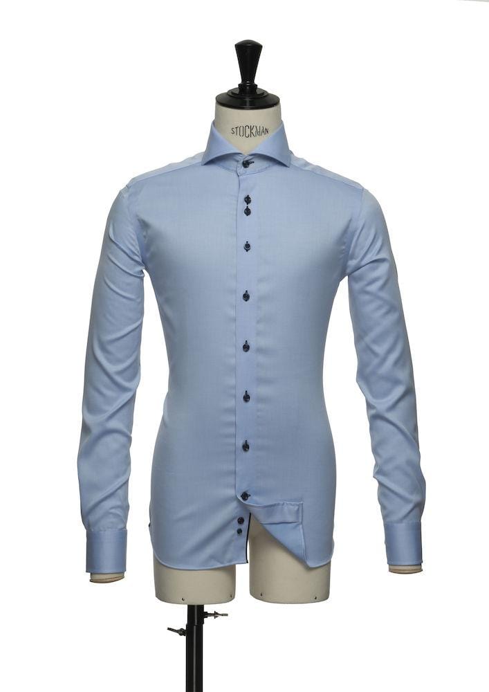 Herren Langarmhemd-Purple Bow 46 slim - wirbe-welt.shop