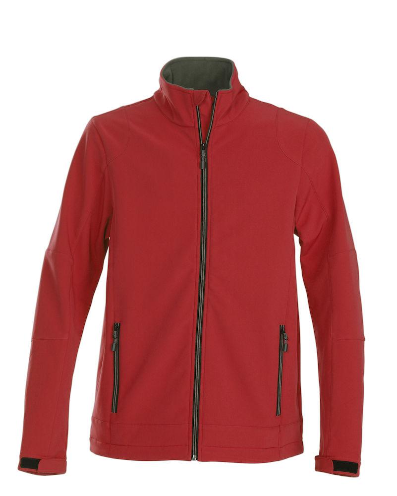 Trial softshell-Softshell-Jacke mit Stretchanteil. Zweifarbiger Reißverschluss vorne und an den Taschen - wirbe-welt.shop