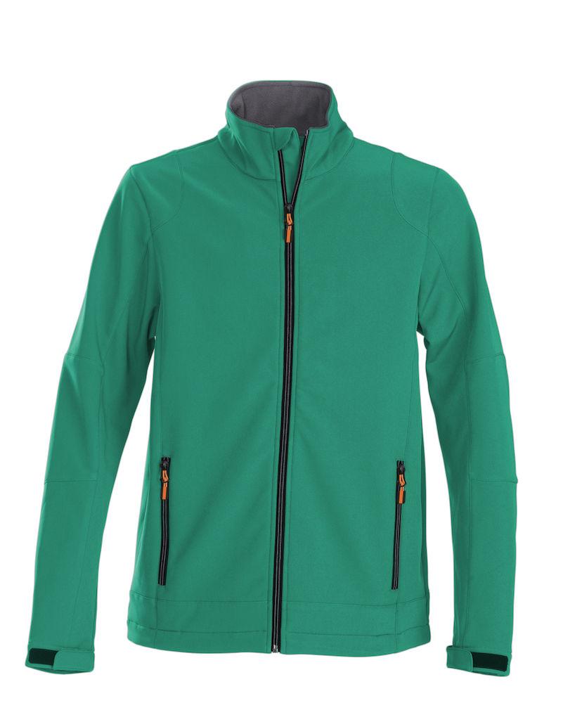 Trial softshell-Softshell-Jacke mit Stretchanteil. Zweifarbiger Reißverschluss vorne und an den Taschen - wirbe-welt.shop