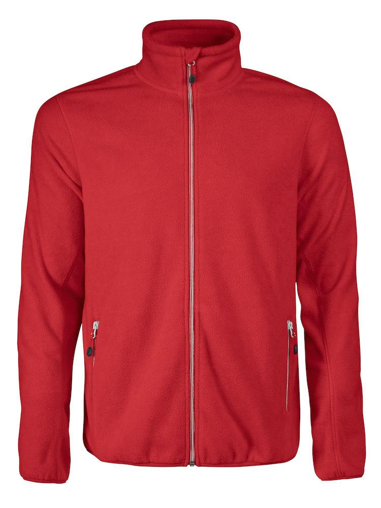 Rocket-Polarfleecejacke mit Seitentaschen, Reißverschlüsse in Kontrastfarbe und dekorativen Flatlocknähten am Ärmel - wirbe-welt.shop