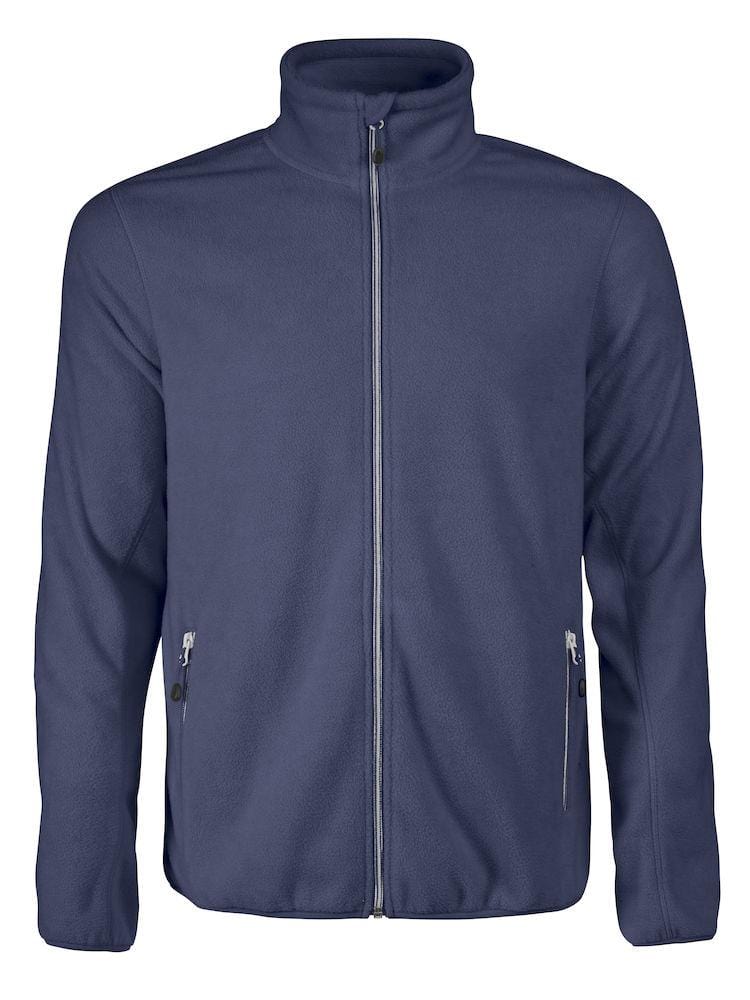 Rocket-Polarfleecejacke mit Seitentaschen, Reißverschlüsse in Kontrastfarbe und dekorativen Flatlocknähten am Ärmel - wirbe-welt.shop