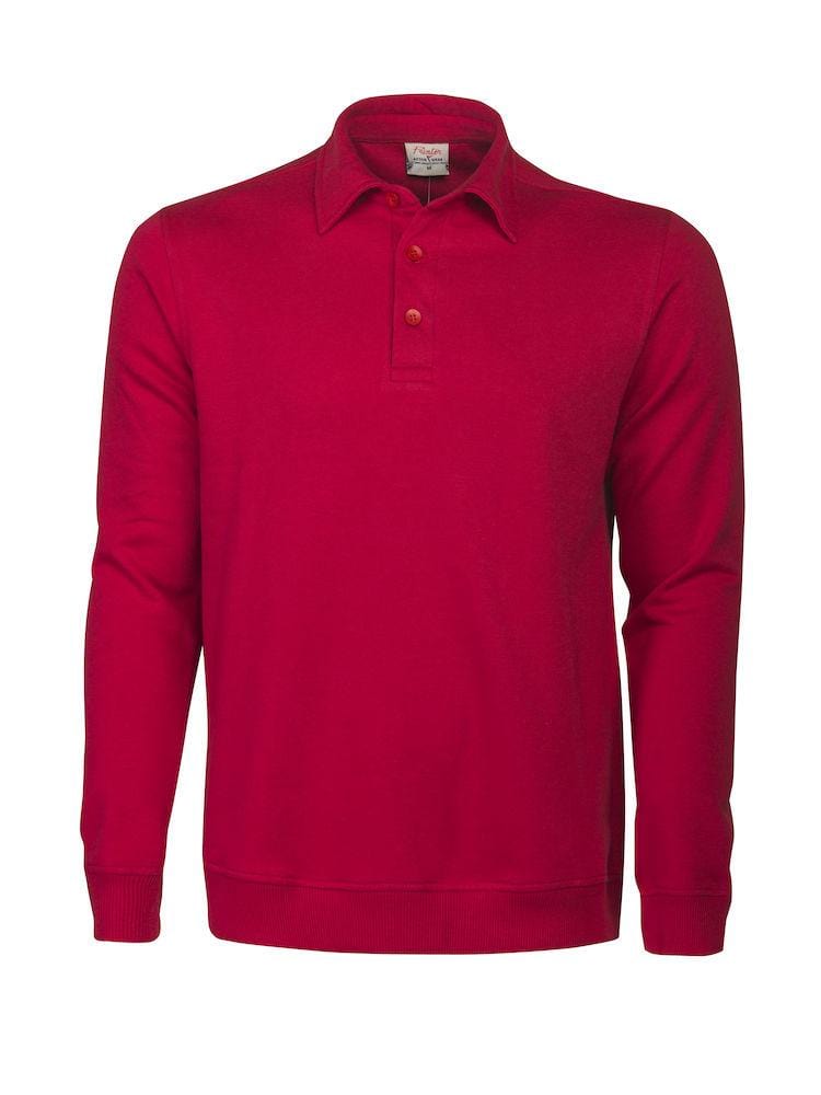 Homerun- Herren Sweatshirt mit Kragen und Knopfleiste - wirbe-welt.shop