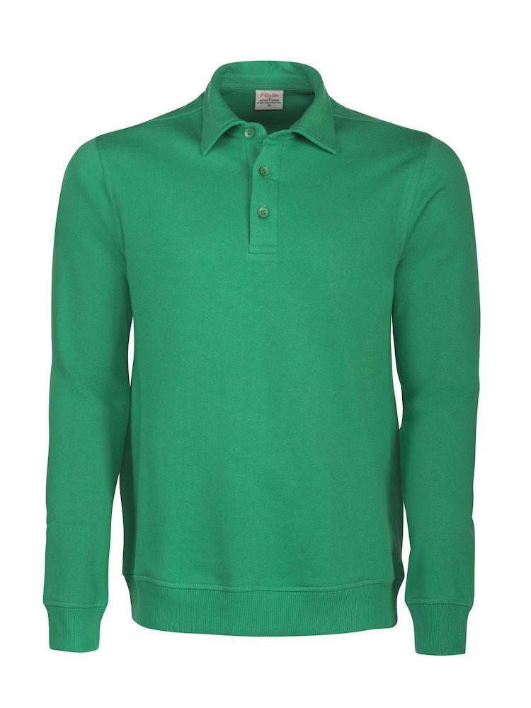 Homerun- Herren Sweatshirt mit Kragen und Knopfleiste - wirbe-welt.shop