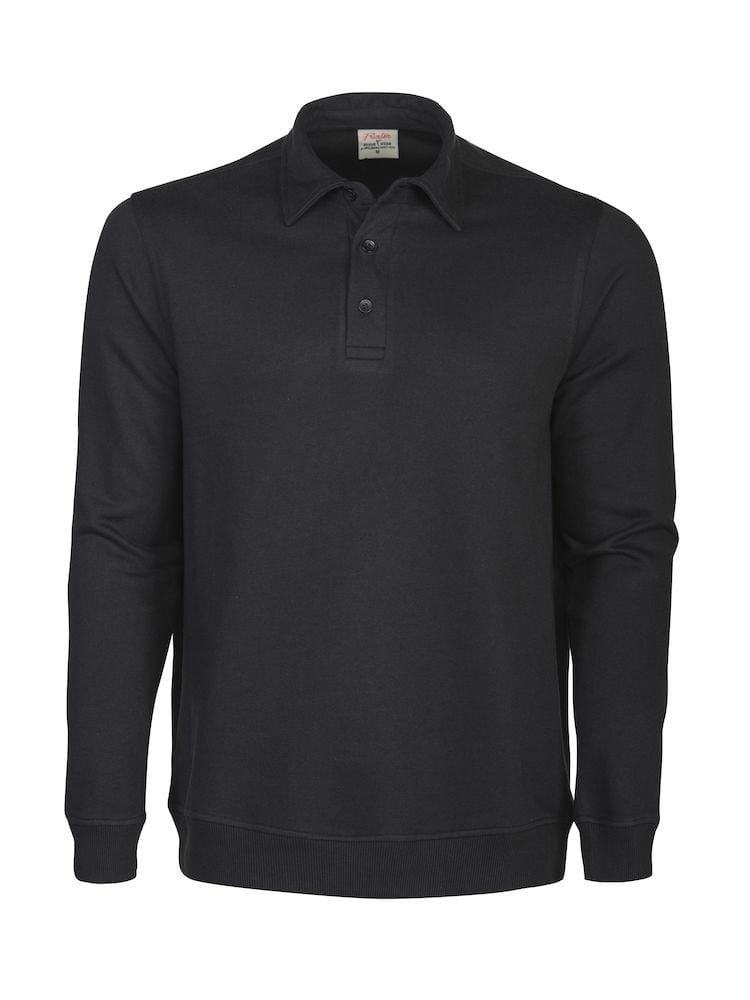 Homerun- Herren Sweatshirt mit Kragen und Knopfleiste - wirbe-welt.shop