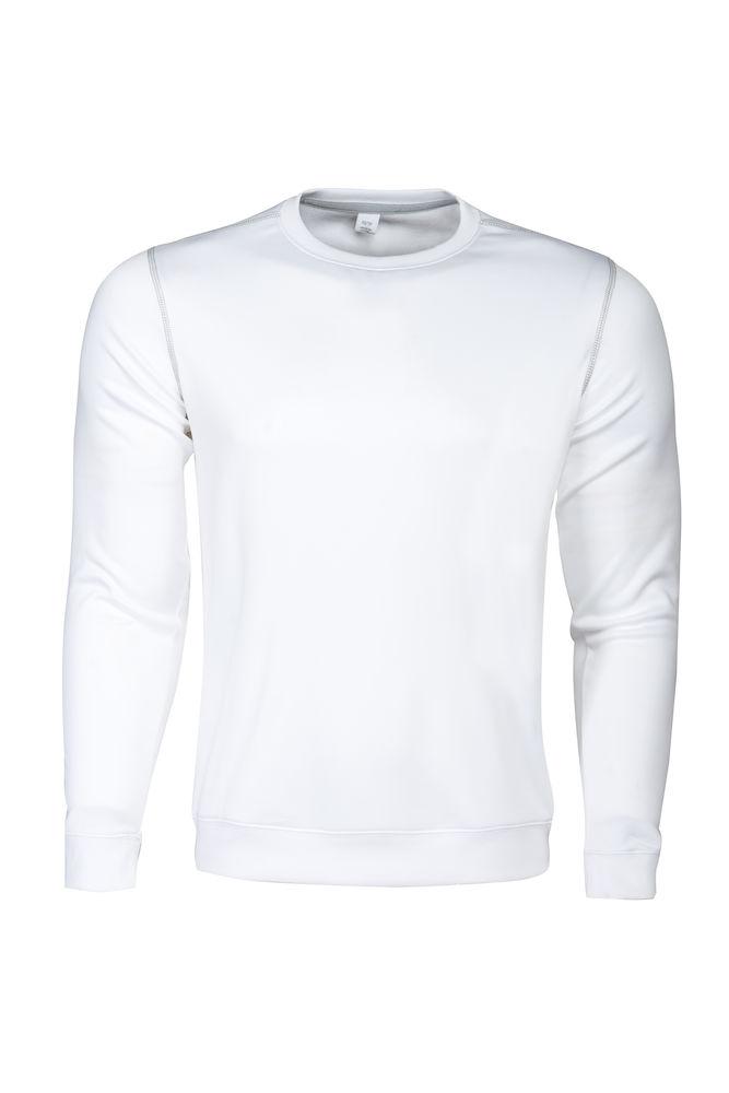 Marathon- Herren Sweatshirt mit farblich abgesetzten Flatlock-Nähten an Schulter - wirbe-welt.shop