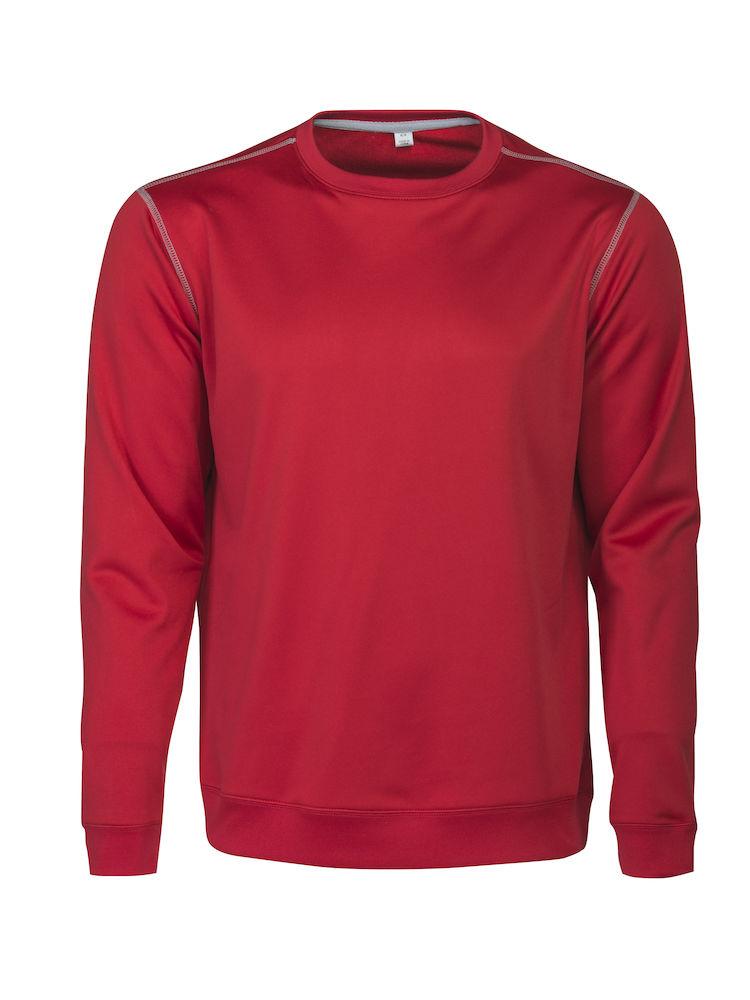 Marathon- Herren Sweatshirt mit farblich abgesetzten Flatlock-Nähten an Schulter - wirbe-welt.shop