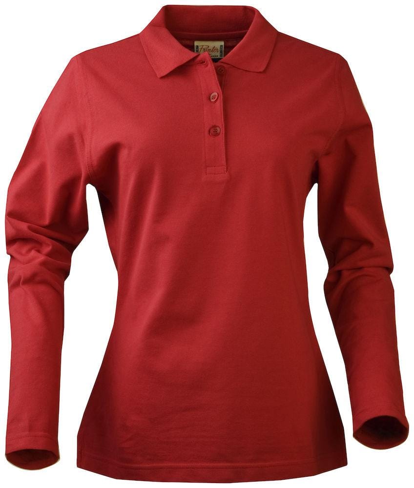 SURF LADY PIQUE L/S- Damen-Langarm-Piqué mit Seitenschlitzen - wirbe-welt.shop