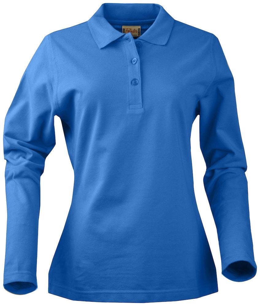 SURF LADY PIQUE L/S- Damen-Langarm-Piqué mit Seitenschlitzen - wirbe-welt.shop
