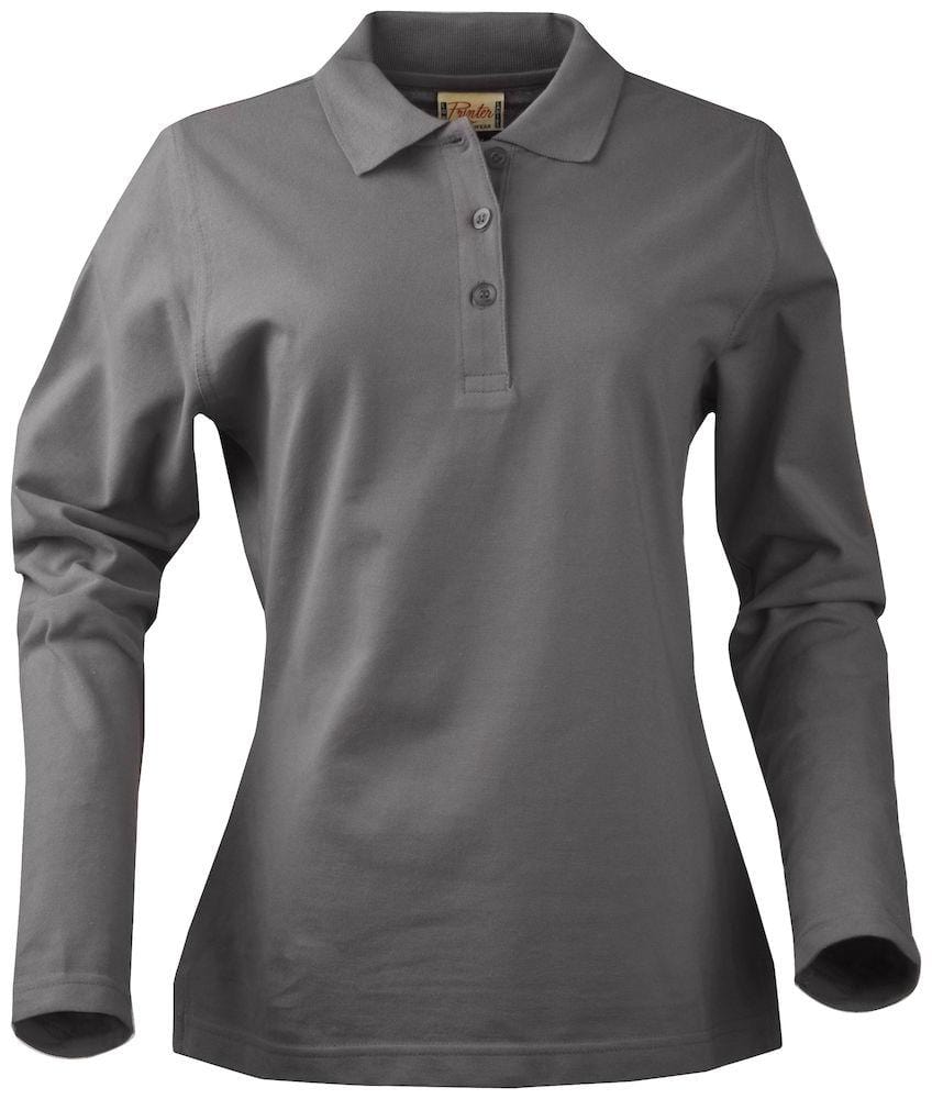 SURF LADY PIQUE L/S- Damen-Langarm-Piqué mit Seitenschlitzen - wirbe-welt.shop