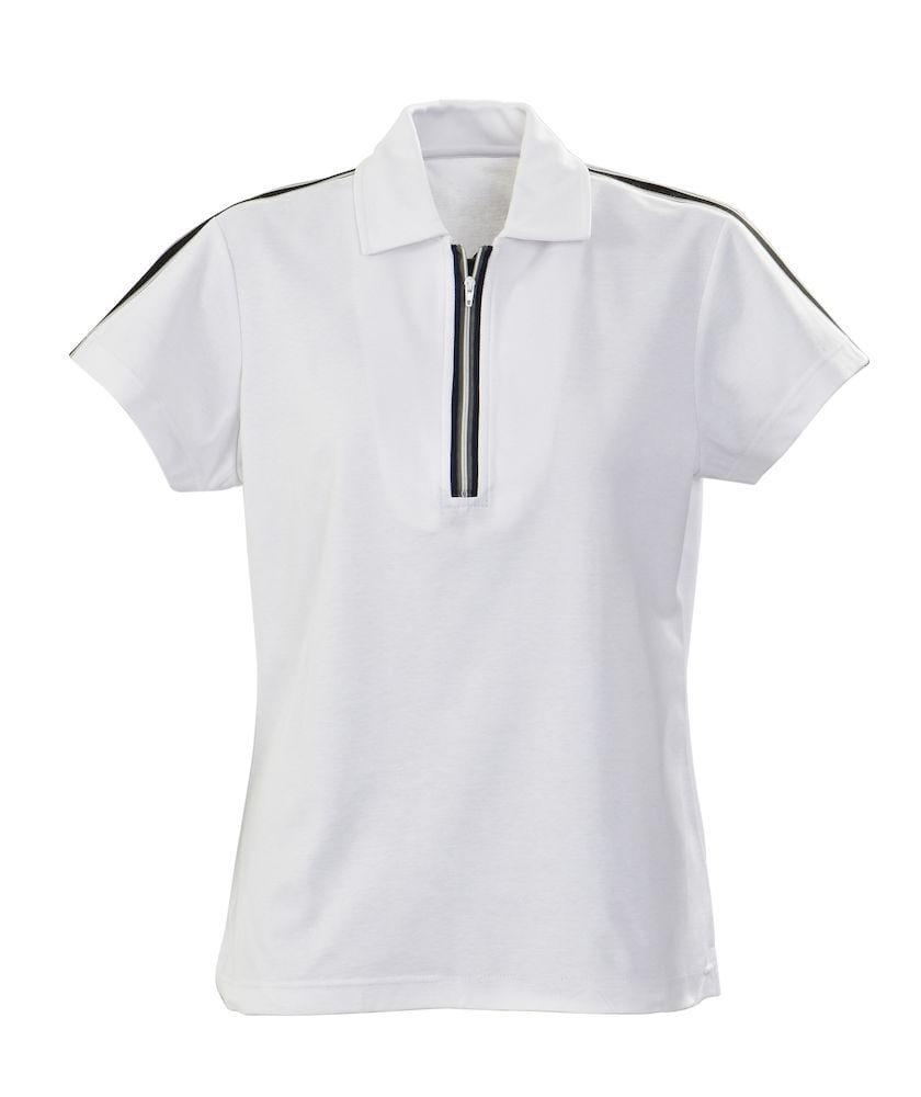 Hurdles-Damen-Funktions-Poloshirt mit Reißverschluss - wirbe-welt.shop