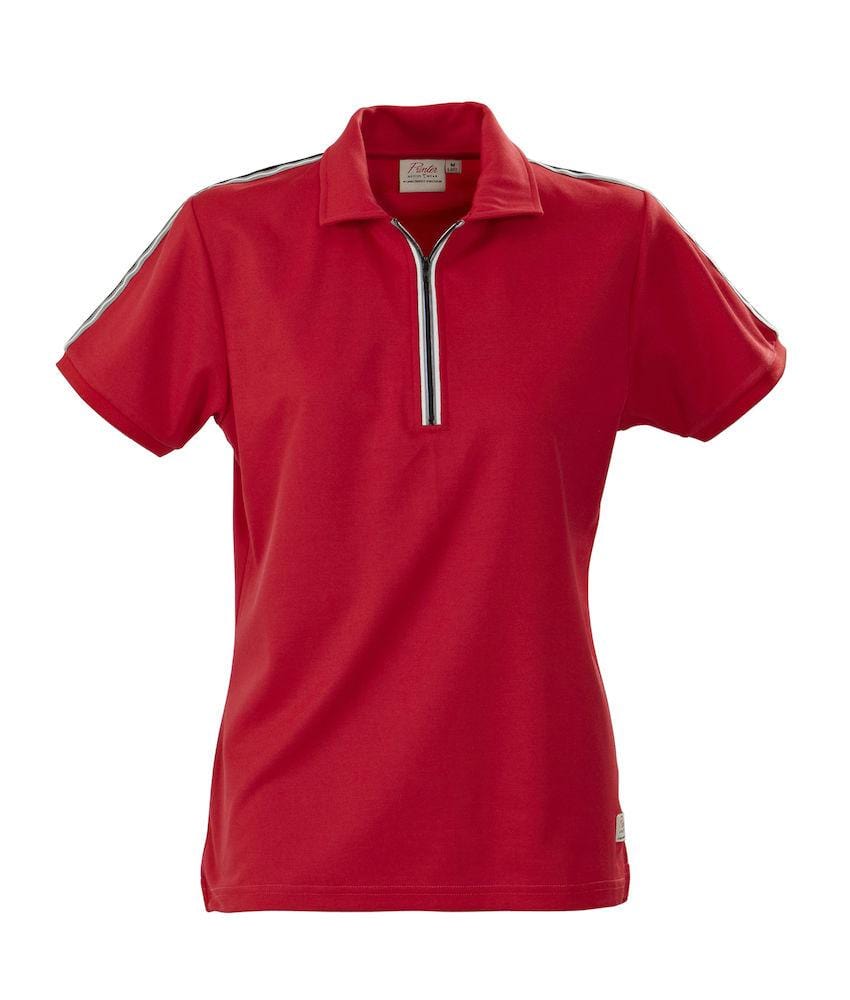 Hurdles-Damen-Funktions-Poloshirt mit Reißverschluss - wirbe-welt.shop