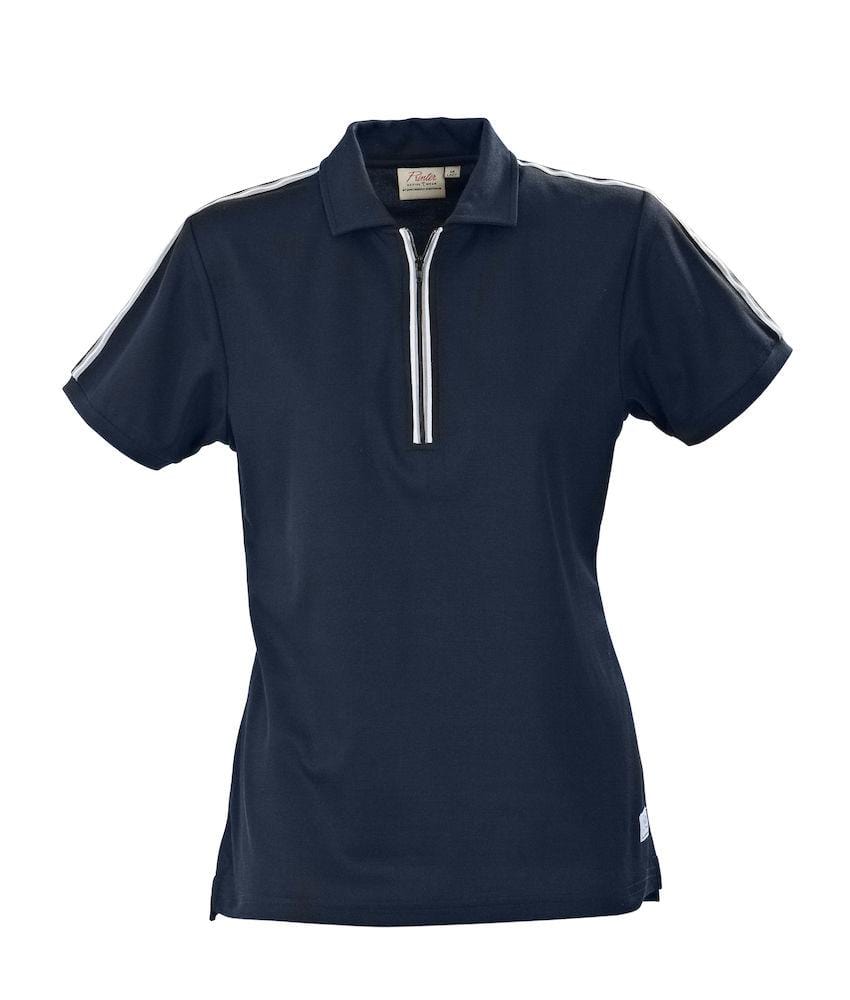 Hurdles-Damen-Funktions-Poloshirt mit Reißverschluss - wirbe-welt.shop
