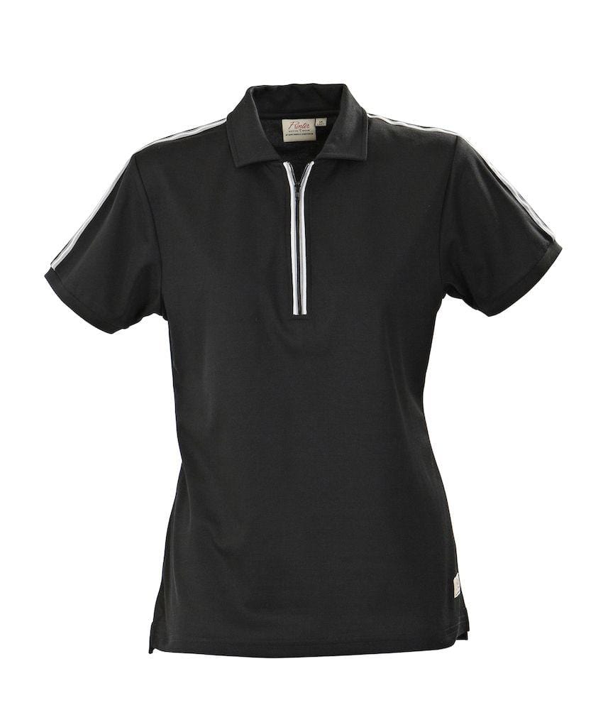 Hurdles-Damen-Funktions-Poloshirt mit Reißverschluss - wirbe-welt.shop