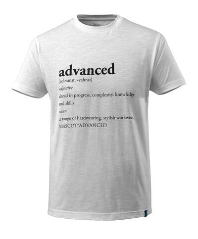 T-Shirt mit ADVANCED-Text - wirbe-welt.shop