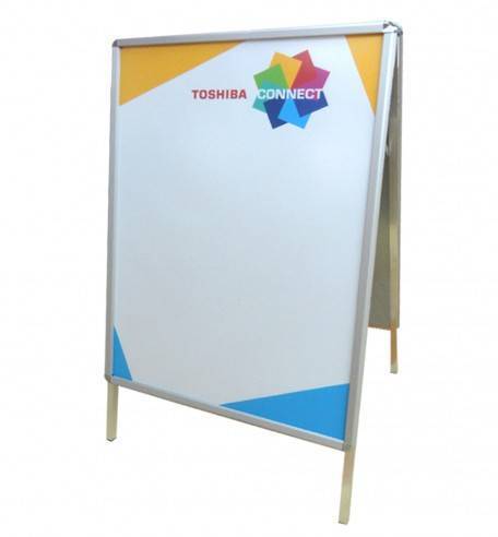 Alu Kundenstopper A-Board für die Aussenwerbung - wirbe-welt.shop