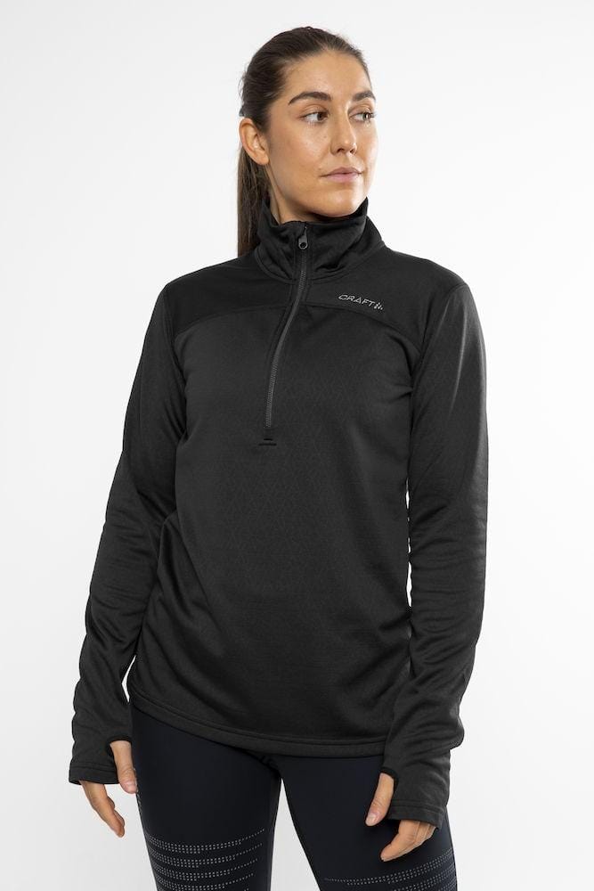 Pin Halfzip- Funktioneller, geschmeidiger Sportpullover aus strukturiertem Material für Damen - wirbe-welt.shop