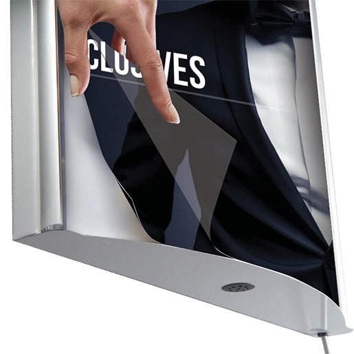 Snap Curve LED - LED-Leuchtkasten-Snap Curve LED Lightbox, Silver A1 - wirbe-welt.shop