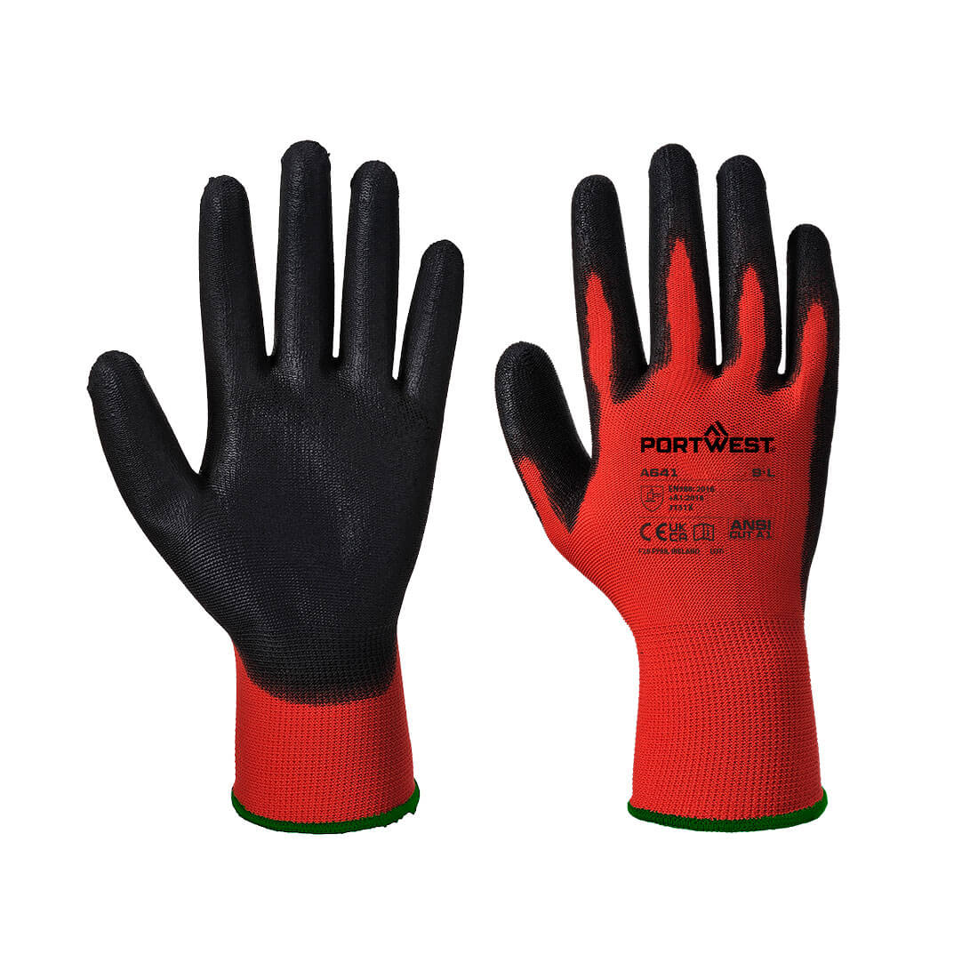 RED PU-SCHAUM-HANDSCHUH