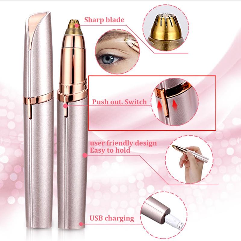 Augenbrauen Trimmer zur schmerzlosen Augenbrauen Entfernung - NEU! - wirbe-welt.shop