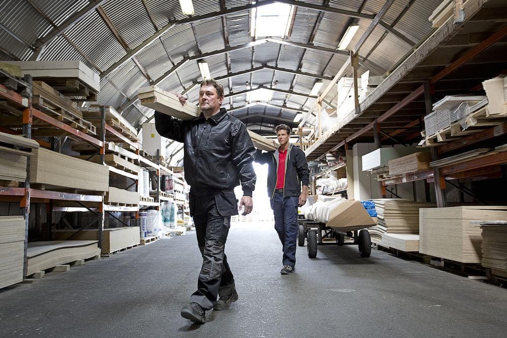 Arbeitshose- Arbeitshose mit zwei Hängetaschen - wirbe-welt.shop