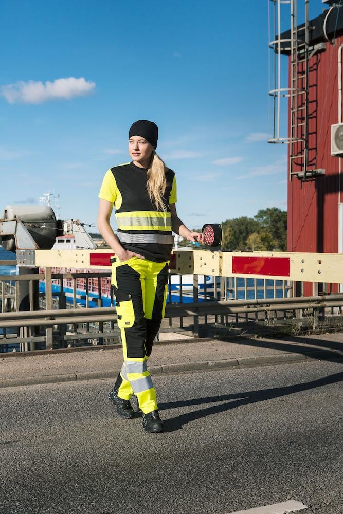 Damen Arbeitshose En Iso 20471 klasse 2 - Warnschutzhose - wirbe-welt.shop