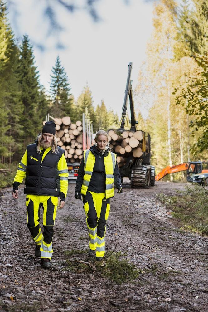 Damen Arbeitshose En Iso 20471 klasse 2 - Warnschutzhose - wirbe-welt.shop