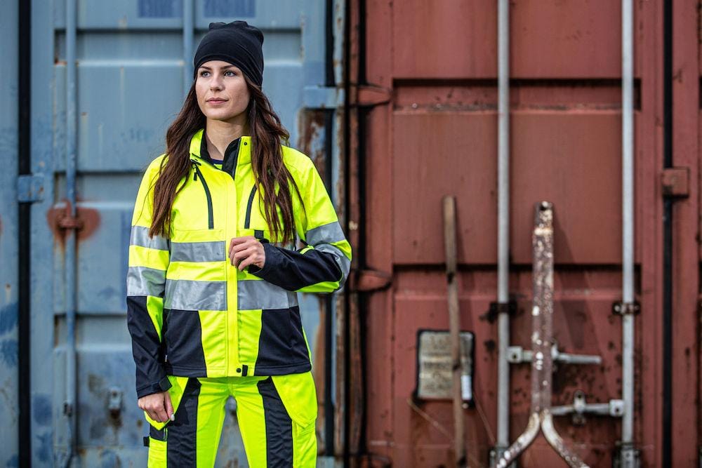 Damen Arbeitshose En Iso 20471 klasse 2 - Warnschutzhose - wirbe-welt.shop