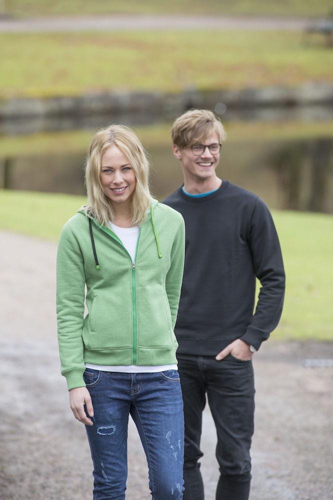 Damen Hoodie-Classic Hoody Full Zip - wirbe-welt.shop
