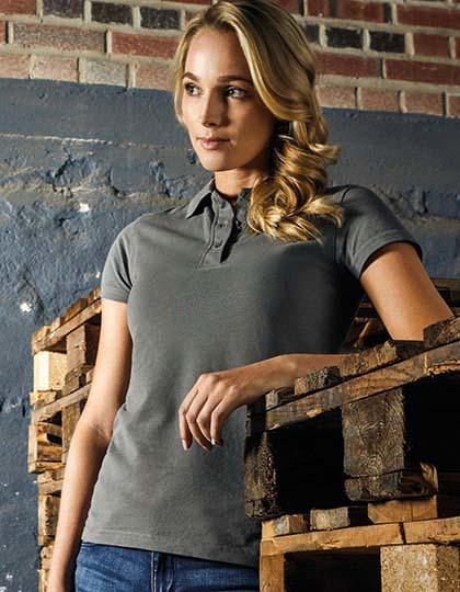 Damen Poloshirt 100% Baumwolle Schwarz - wirbe-welt.shop