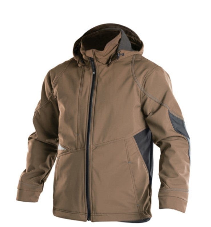 Dassy Herren Softshell Arbeitsjacke mit Kapuze, wasserdicht - Gravity - wirbe-welt.shop