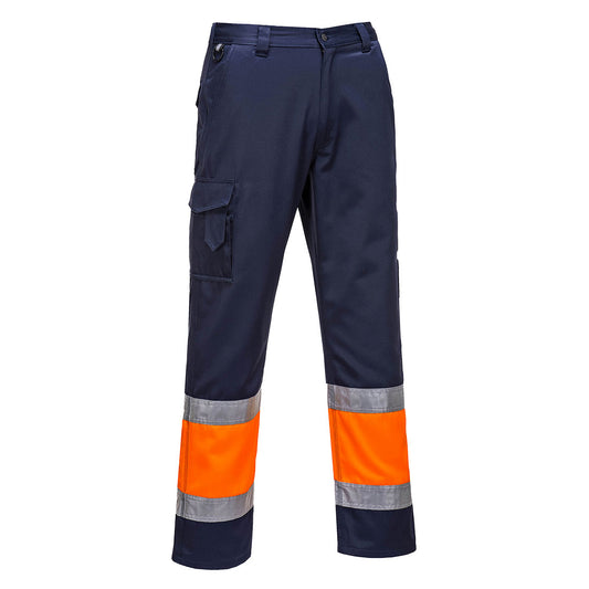 2-farbige Warnschutz-Combat Hose