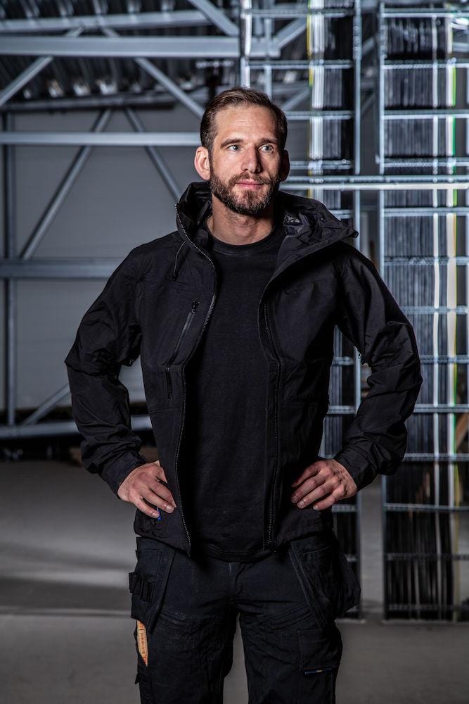 Elastische Jacke mit Kapuze- Atmungsaktiv, wind- und wasserdicht - wirbe-welt.shop