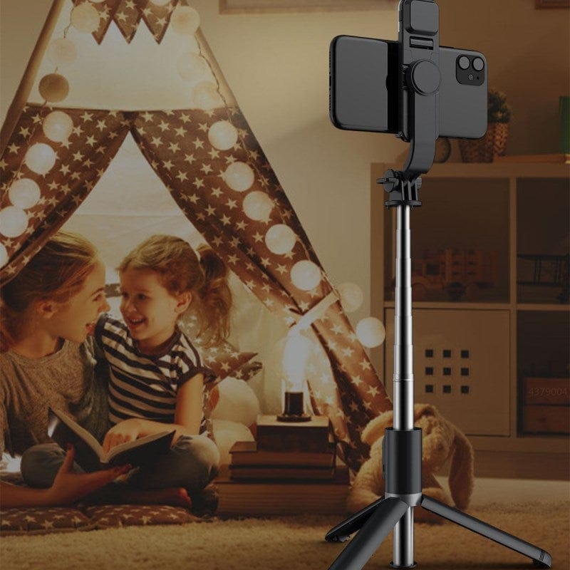 Bluetooth Selfiestick mit Tischstativ - Universal für alle Smartphones - wirbe-welt.shop