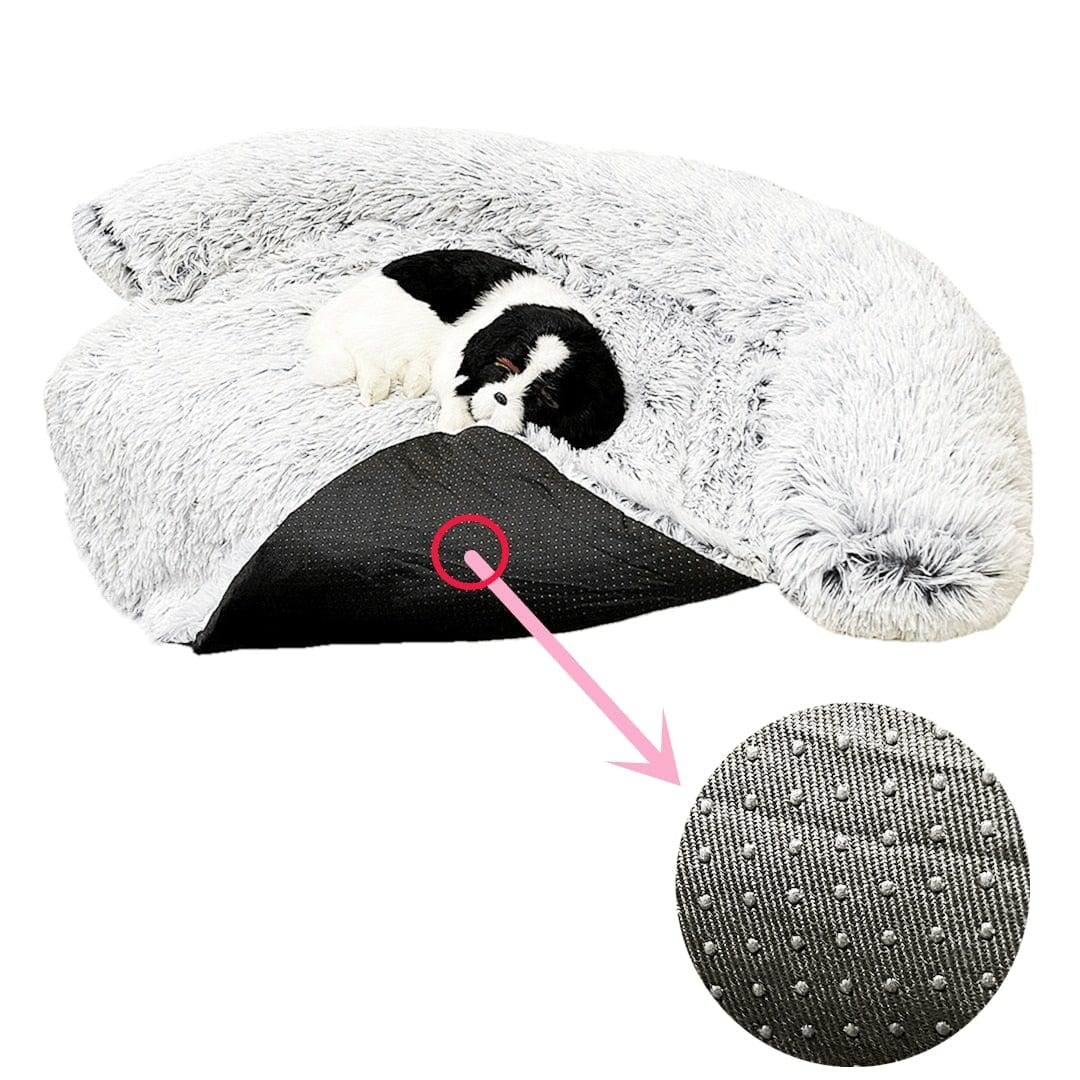 Removable Plush Pet Dog Bed Sofa for Large Dogs House Mat Kennel Winter Warm Cat Bed Pad Washable Dog Cushion Blanket Sofa Cover - wirbe-welt.shop