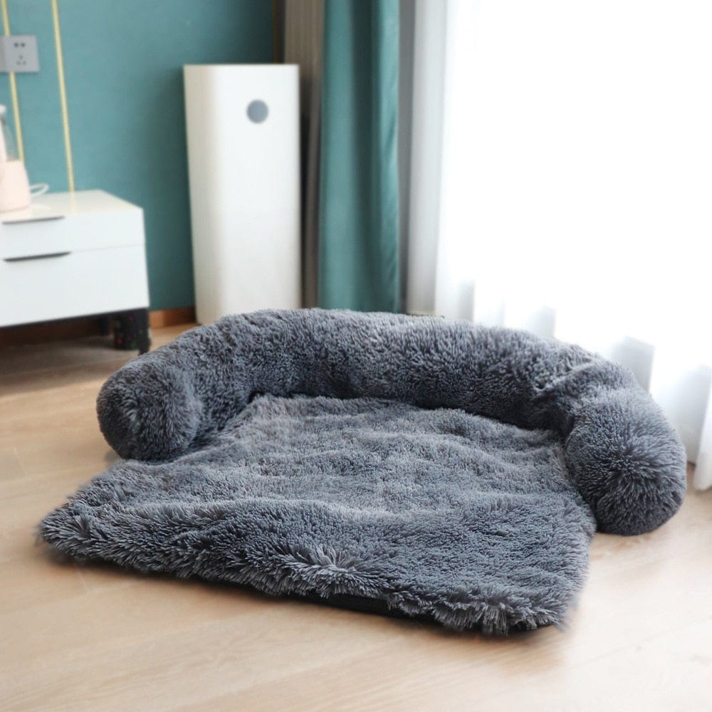 Removable Plush Pet Dog Bed Sofa for Large Dogs House Mat Kennel Winter Warm Cat Bed Pad Washable Dog Cushion Blanket Sofa Cover - wirbe-welt.shop