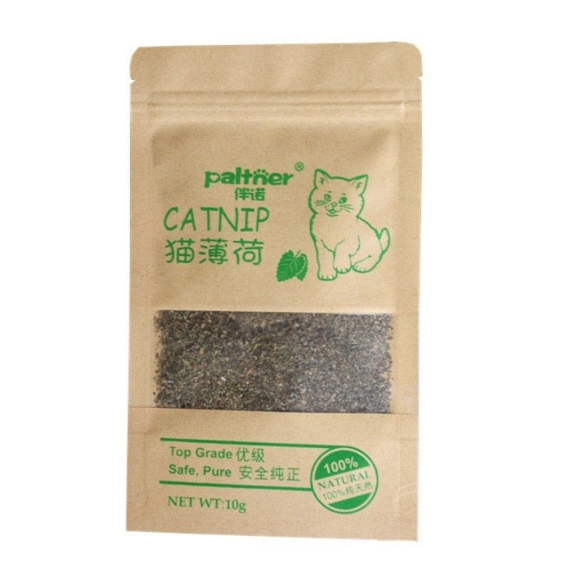 Organische Katzenminze, Katzengras getrocknet zur Zahnreinigung ihrer Katze - wirbe-welt.shop