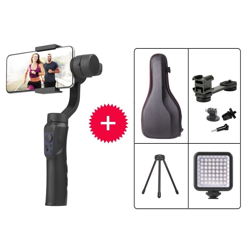 Gimbal H4 3 Axis USB Charging Video Record Support Universal Adjustable Direction Handheld Gimbal Smartphone Stabilizer Vlog - wirbe-welt.shop