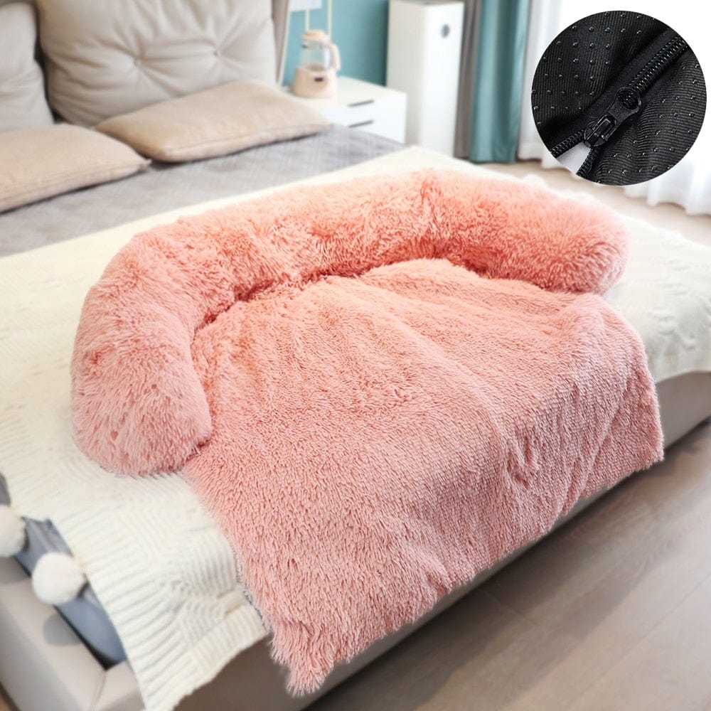 Removable Plush Pet Dog Bed Sofa for Large Dogs House Mat Kennel Winter Warm Cat Bed Pad Washable Dog Cushion Blanket Sofa Cover - wirbe-welt.shop