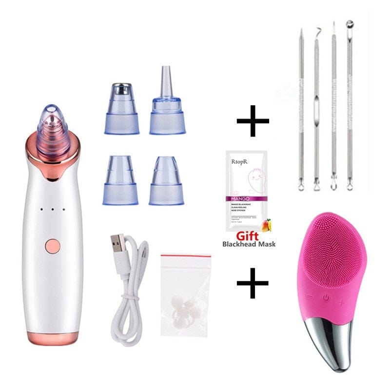 Facial Blackhead Remover Electric Acne Cleaner Blackhead Black Point Vacuum Cleaner Tool Black Spots Pore Cleaner Machine - wirbe-welt.shop