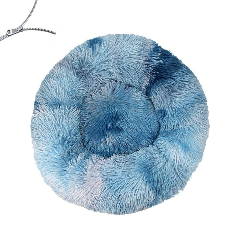 Round Dog Bed Cushion Soft Plush Cat Beds for Dog Cat Winter Warm Sleeping Pet Kennel Removable Dog Sofa Mat Large Dogs House - wirbe-welt.shop