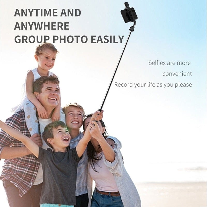 Bluetooth Selfiestick mit Tischstativ - Universal für alle Smartphones - wirbe-welt.shop